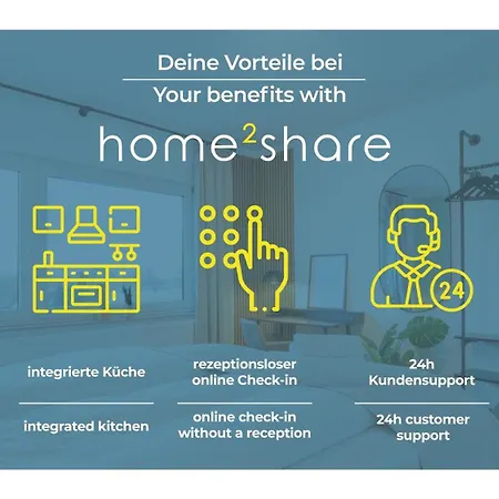 Schicke In I Private Parkplaetze I Home2share Апартаменты
